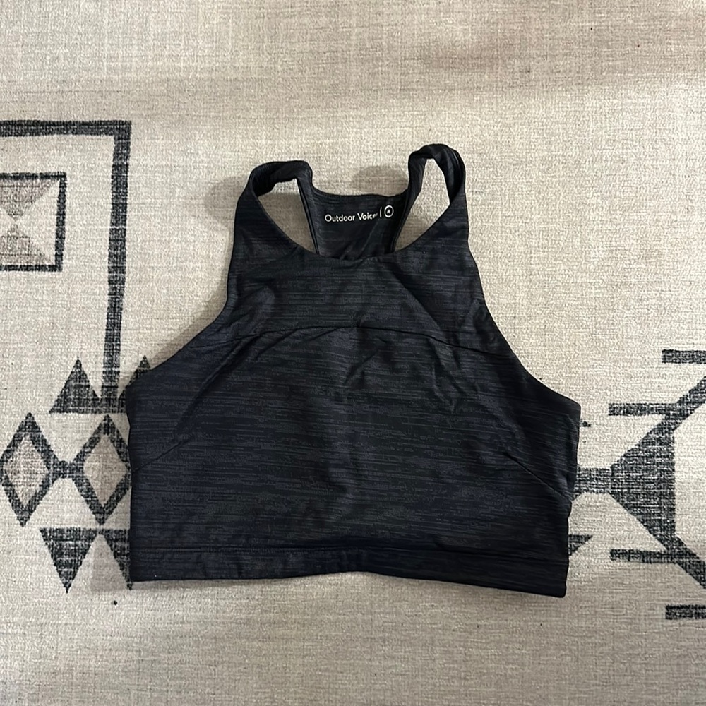 Outdoor voices crop workout top